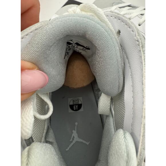 Air Jordan 7 retro bg white metallic silver - Picture 7 of 10
